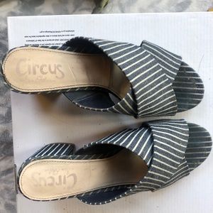 CIRCUS by Sam Edelman pinstripe mules